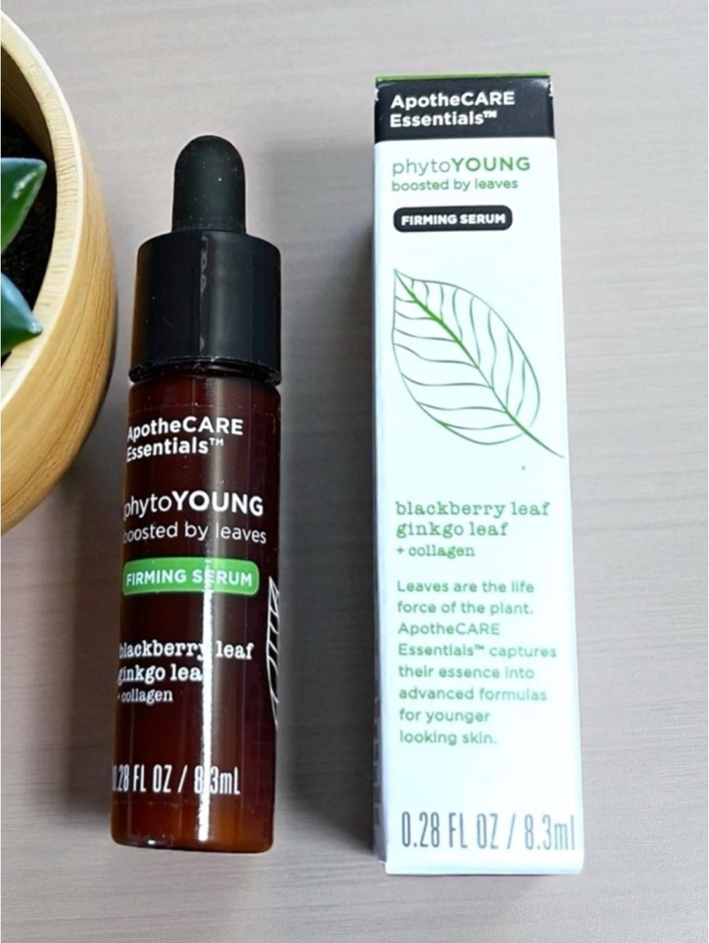 ApotheCARE PhytoYOUNG Firming Serum Ginkgo Leaf & Collagen NEW